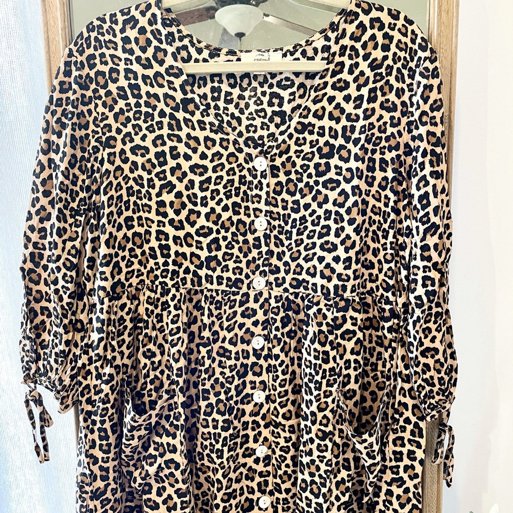 Entro | Leopard Print Blouse